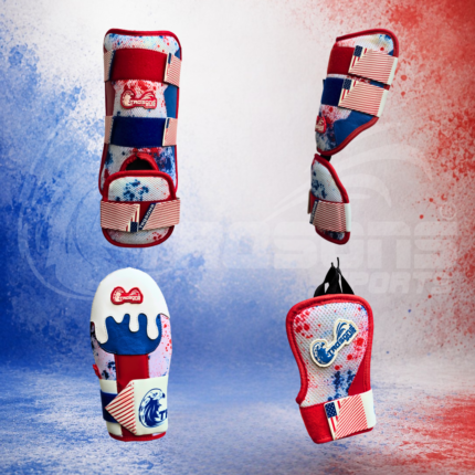 Pack of 4 US Flag Splesh Baseball Protective Gears